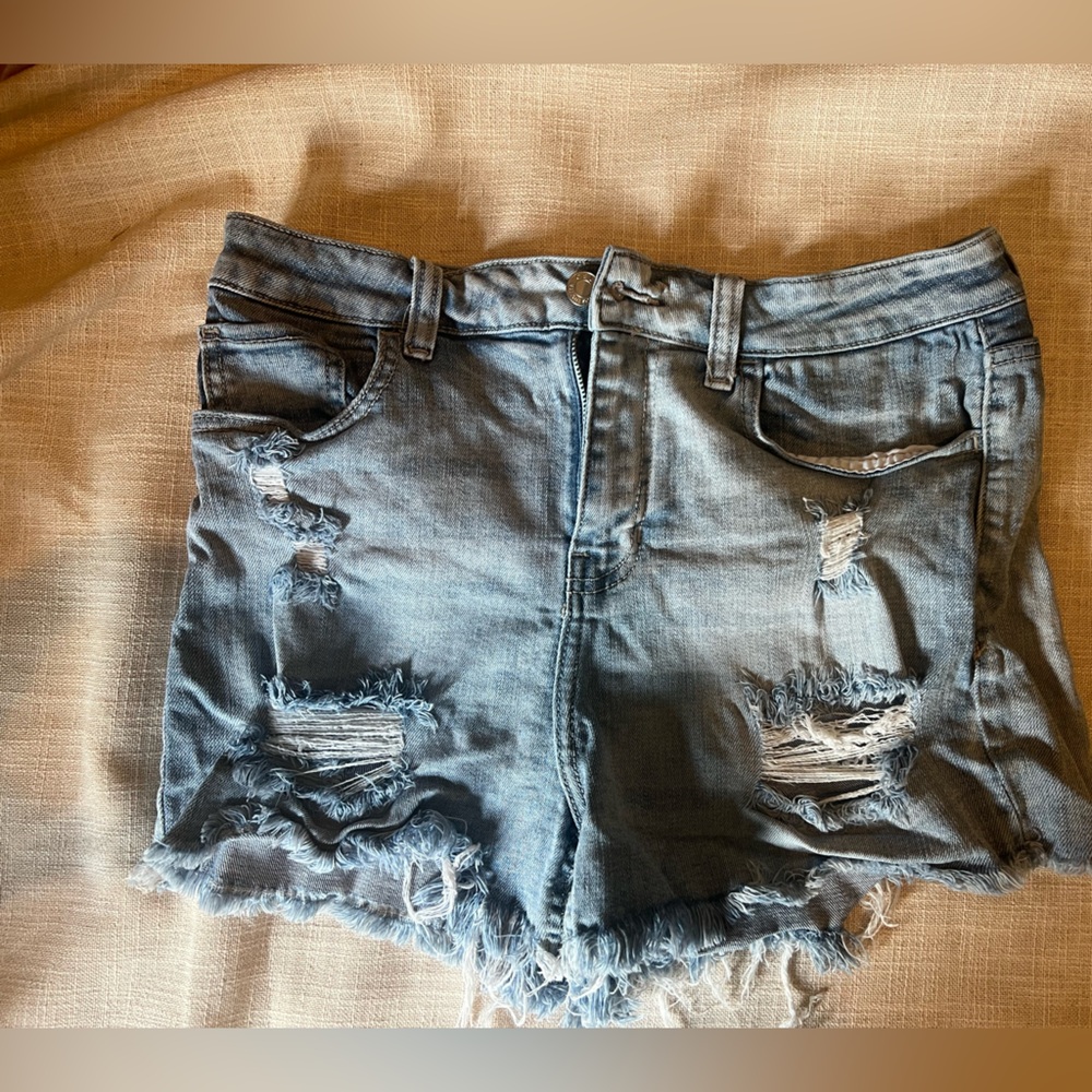 Cello Distressed Denim Shorts